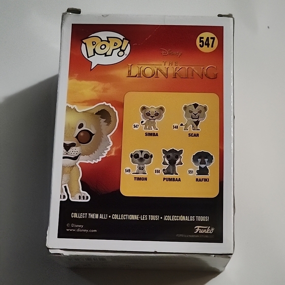 Funko Pop! Disney The Lion King Simba Vinyl Figure (547) - Picture 3 of 3